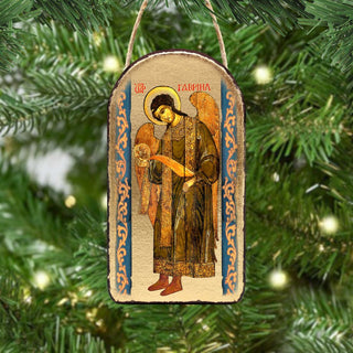 Saint Gabriel Archangel Religious Christian Sacred Icon Ornament - Inspirational Icon Decor - 87041