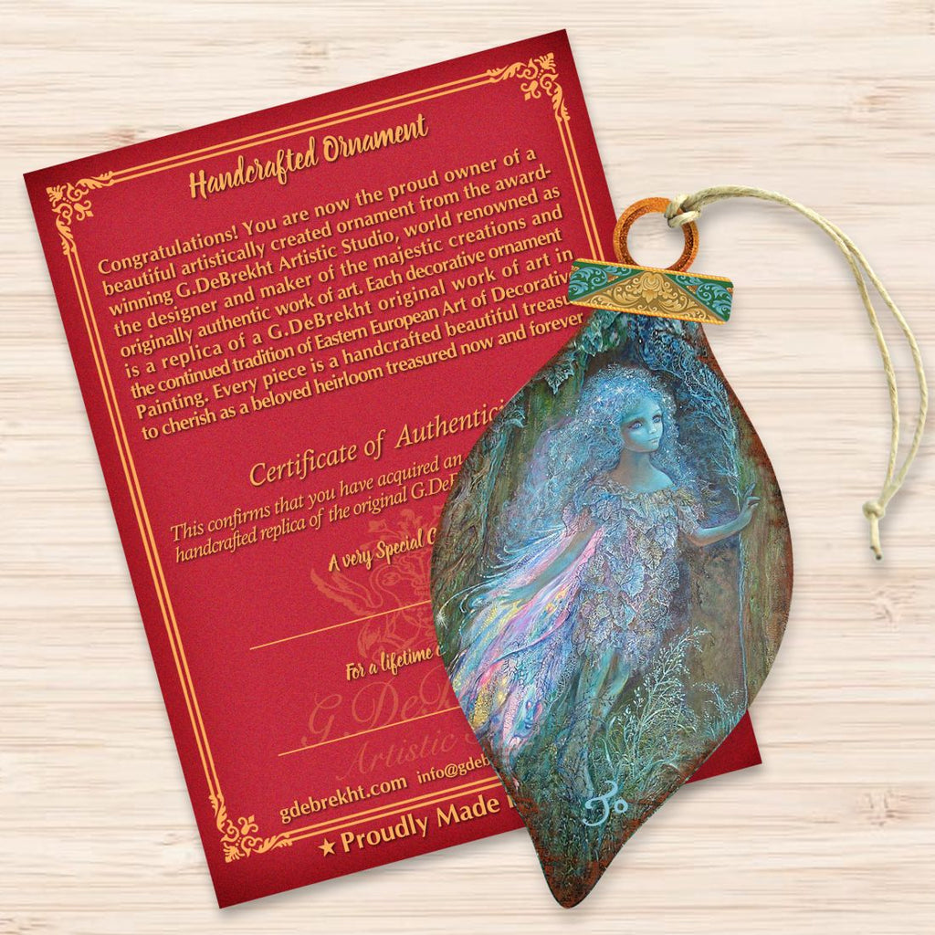 Forest Fairy Wooden Ornaments by Josephine Wall - Christmas Decor - 845620-JW