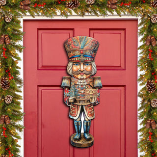 Regal Nutcracker Prince Holiday Door Decor by G. Debrekht - Christmas Decor - 8611060H