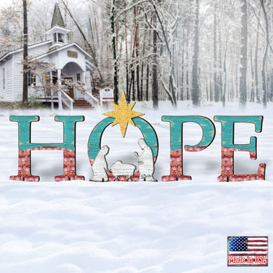 Hope Outdoor Nativity Set by G. DeBrekht - Nativity Holiday Decor - 8121460F-S4L