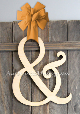 AMPERSAND SIGN - Wooden Personalized Ampersand Sign, & Word Sign 1311*