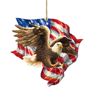 Patriotic American Eagle Ornament by D. Gelsinger - Designocracy - 8461052-1432