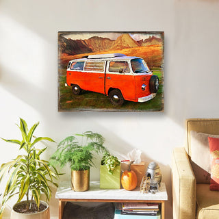 Tolliver Van Art Wooden Wall Art by Nature Wonders - Nature Wildlife Decor - 95292B