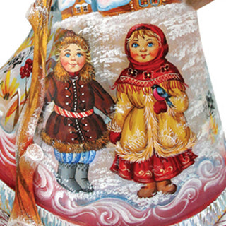 Devotional Santa, Hand-Painted WOODCARVED Figurine by G. DeBrekht - SPECIAL ORDER *** PRE-ORDER - Handmade Just for You! ***