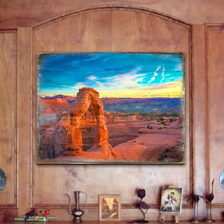 Hogle Canyon Art Wooden Wall Art by Nature Wonders - Nature Wildlife Decor - 95245B