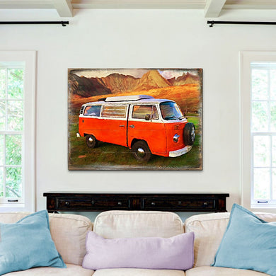 Tolliver Van Art Wooden Wall Art by Nature Wonders - Nature Wildlife Decor - 95292B