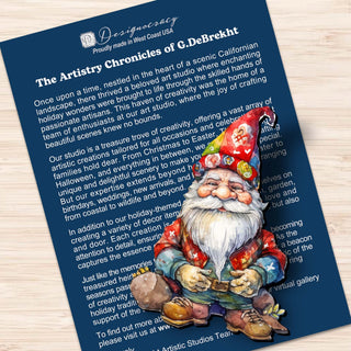 Christmas Gnomes Clip-On Eco Wood Decorative Ornaments Set of 3 by G. Debrekht - Christmas Decor - 8091031C-S3