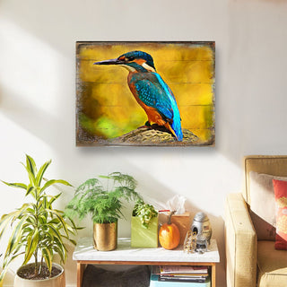 Alyra Bird Art Wooden Wall Art by Nature Wonders - Nature Wildlife Decor - 95298B