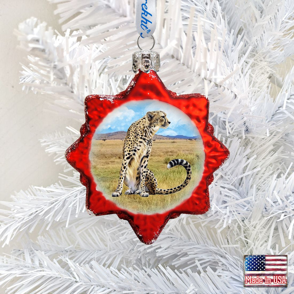 Japer Mercury Glass Ornament by G. DeBrekht - Wildlife Holiday Decor - 771040