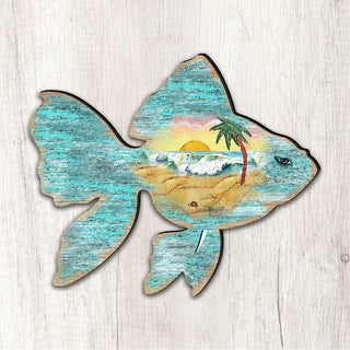 Fish Coastal Outdoor Decor Large Ornament by G. DeBrekht - Coastal Holiday Decor - 8198534M