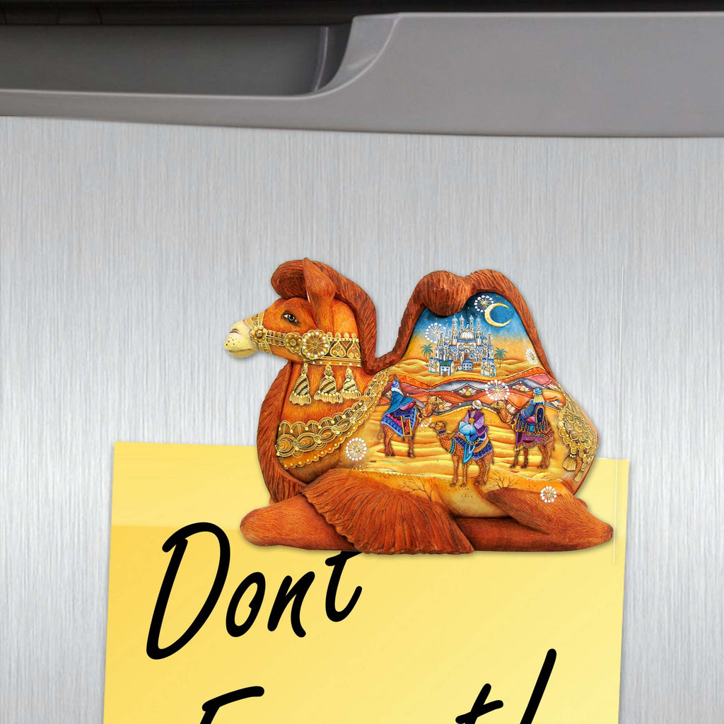 Nativity Decorative Eco Wood Magnets Set of 6 by G. Debrekht - Nativity Holiday Decor - 8090133G-S6