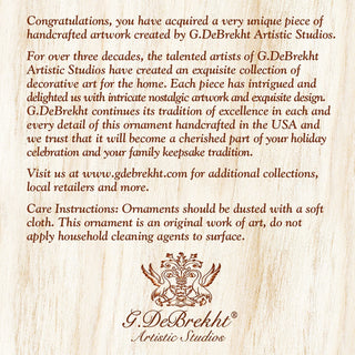 Bluebird Mercury Glass Ornaments by G. Debrekht - Wildlife Holiday Decor - 776006