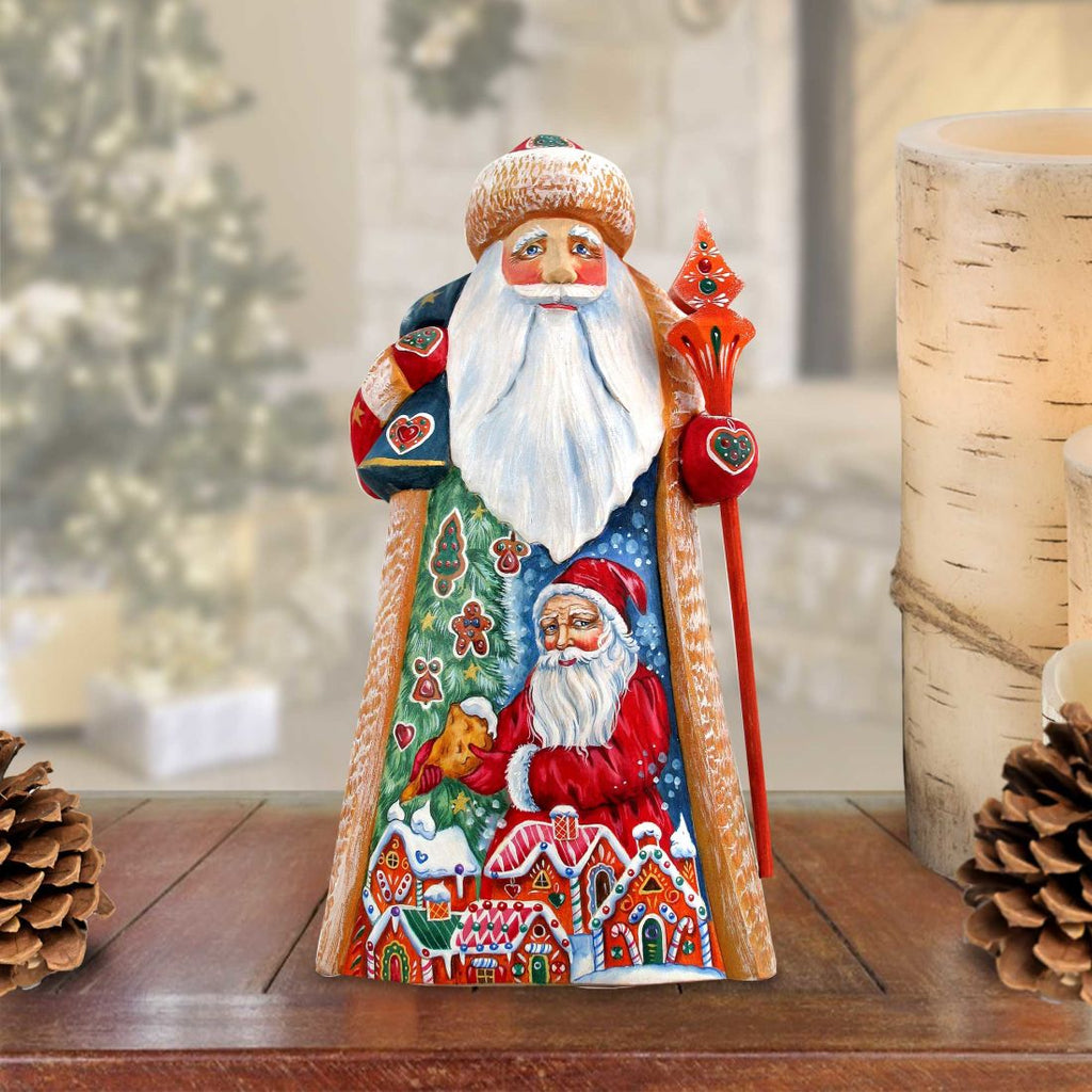 Candy Coated Christmas Hand-Painted WOODCARVED Masterpiece by G. DeBrekht - Christmas Decor - 820033 *** PRE-ORDER - Handmade Just for You! ***