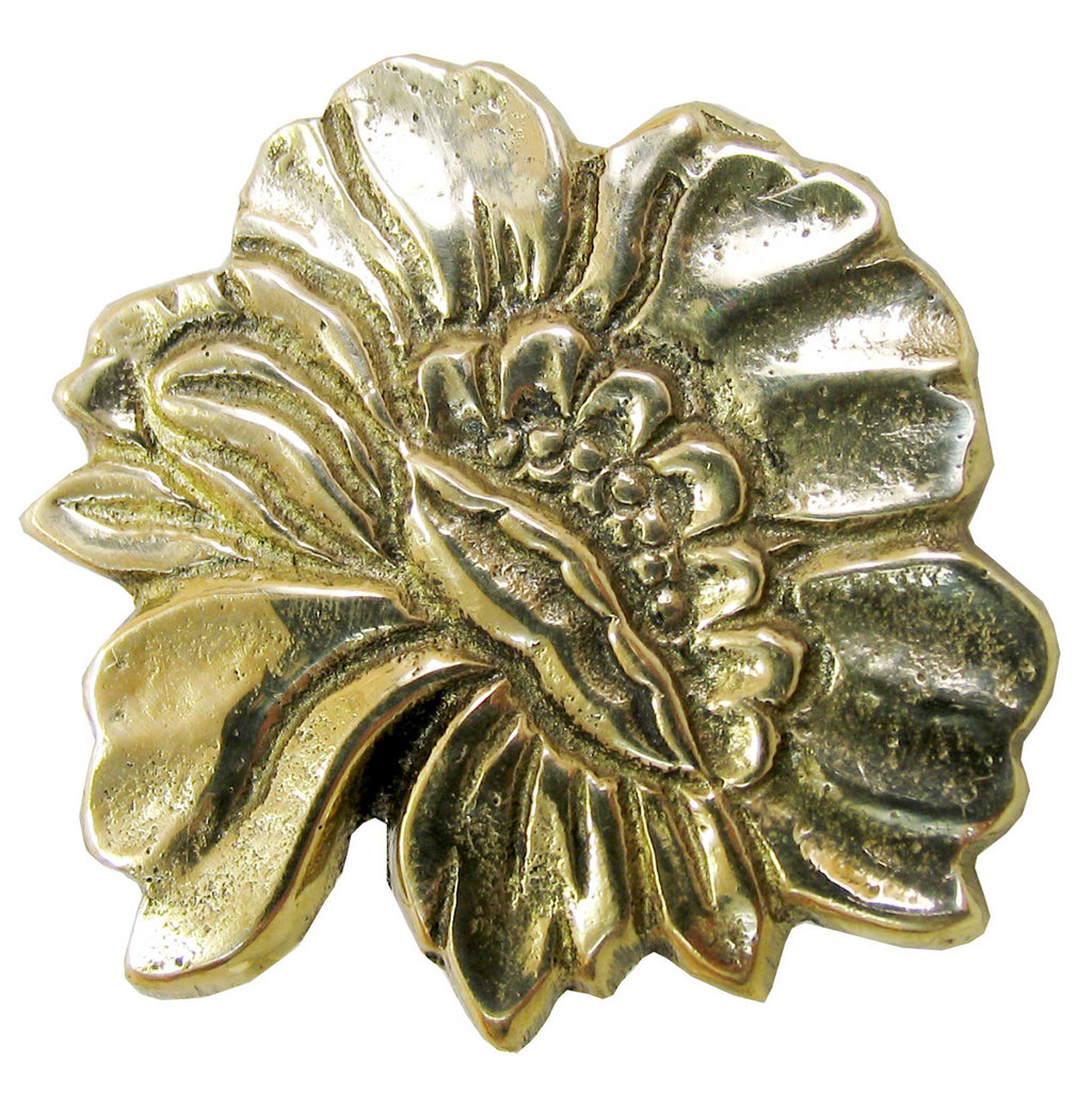 Flower Design Vintage Handmade Brass Bookmark - Unique Book Hook Design - Rare Find & Perfect Gift