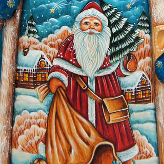 Gift Giver Santa Hand-Painted WOODCARVED Masterpiece by G. DeBrekht - Christmas Decor - 821705 *** PRE-ORDER - Handmade Just for You! ***