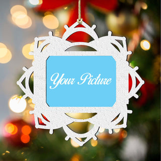 Snowflake Ornament Picture Frame Ornament for Photo by G.DeBrekht - 8141157PF