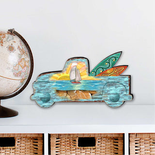 Surfer Truck Coastal Outdoor Decor Large Ornament by G. DeBrekht - Coastal Holiday Decor - 8198554M