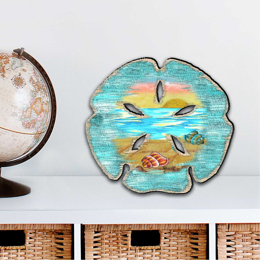 Sand Dollar Coastal Outdoor Decor Large Ornament by G. DeBrekht - Coastal Holiday Decor - 8198539M