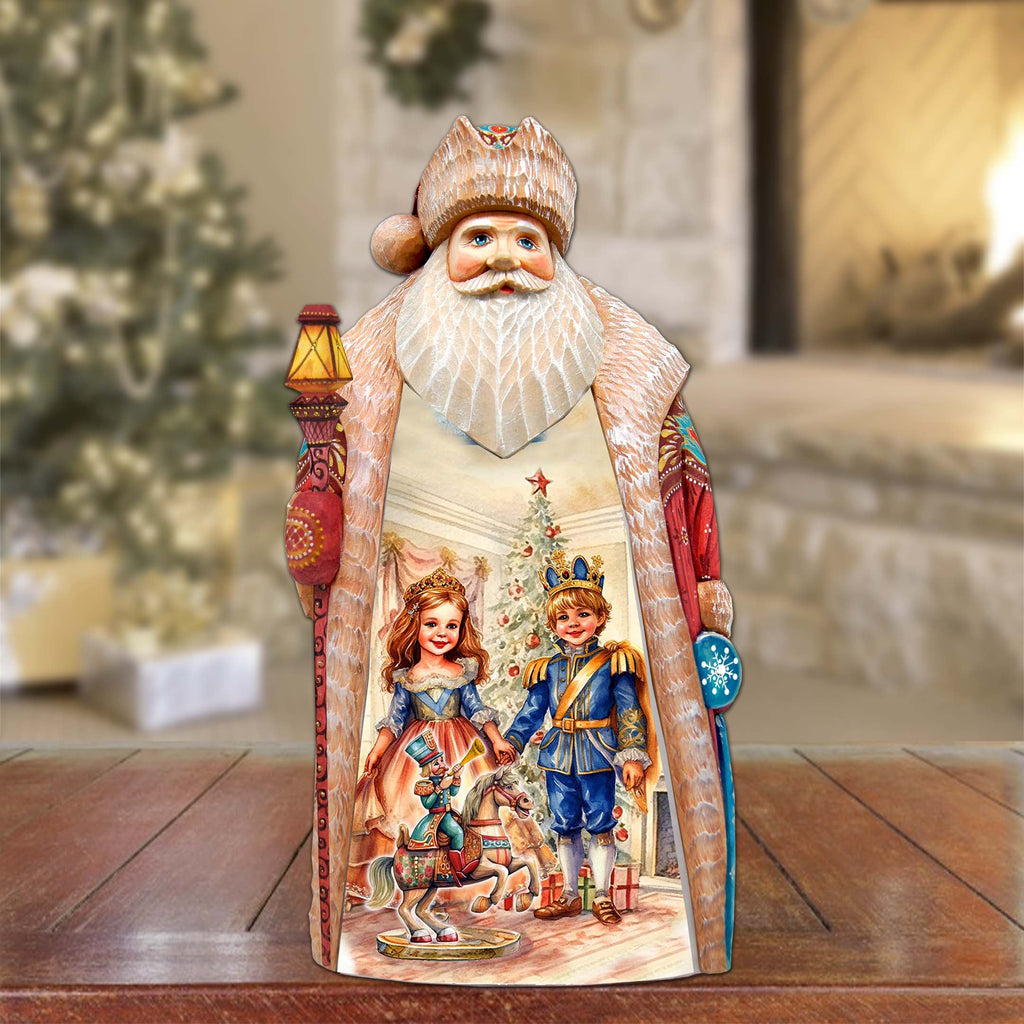 Nutcracker Magic Unveiled Santa Hand-Painted WOODCARVED Masterpiece by G. DeBrekht - Christmas Holiday Decor - 210238SE
