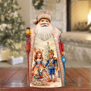 Nutcracker Magic Unveiled Santa Hand-Painted WOODCARVED Masterpiece by G. DeBrekht - Christmas Holiday Decor - 210238SE