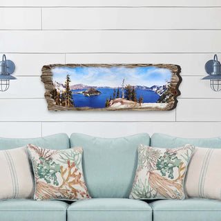 Lake View Wooden Wall Art by G. DeBrekht Coastal Decor - 8491107W