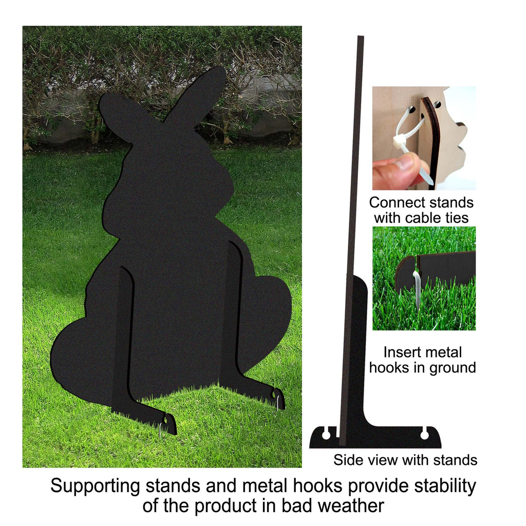 Bunny in a Basket Easter Yard Sign by G. DeBrekht - Easter Spring Decor - 8652764F