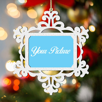 Snowflake Ornament Picture Frame Ornament for Photo by G.DeBrekht - 8141158PF
