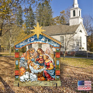 Nativity Outdoor Decor by G. DeBrekht - Nativity Holiday Decor - 8114031F