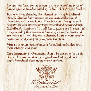 Santa with Cubs Mercury Glass Ornaments by G. Debrekht - Christmas Santa Snowman Decor - 776012