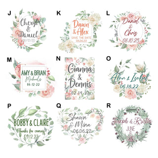 Wedding Favors gifts Custom heart shaped personalized magnets Heart shaped wedding invitation Save the Date Bridal shower wedding - 94505G