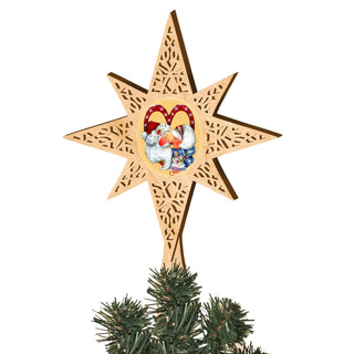 Merry Kissmas Tree Topper by Jamie Mills-Price - Christmas Decor - 89471-MP