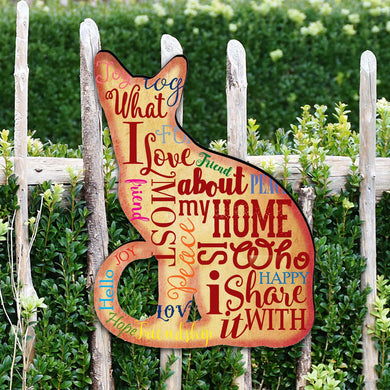 Sweet Home Cat Tree and Wall Decor - Designocracy - 8198113M
