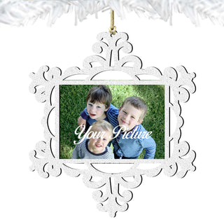 Snowflake Ornament Picture Frame Ornament for Photo by G.DeBrekht - 8141158PF