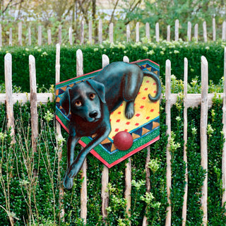 Ready When You Are Holiday Door Decor by Laura Seeley - Pets Dog and Cats Decor - 8511017H