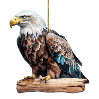 Bald Eagle Wooden Ornaments by G.Debrekht - Wildlife Holiday Decor - 8710101-2