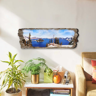 Lake View Wooden Wall Art by G. DeBrekht Coastal Decor - 8491107W