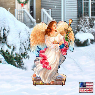 Angel of the Light Nativity Outdoor Decor by D. Gelsinger - Nativity Holiday Decor - 8461036F-1322