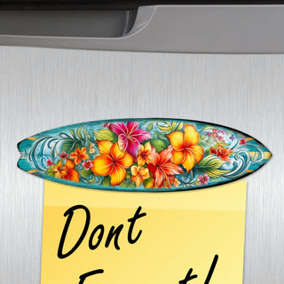 Surfboards Decorative Eco Wood Magnets Set of 6 by G. Debrekht - Coastal Decor - 8090066G-S6