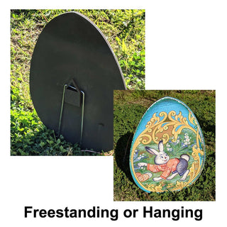 Easter Eggs Outdoor Garden Decor Set of 3 by G. DeBrekht - Easter Spring Decor - 8198712-4M-S3