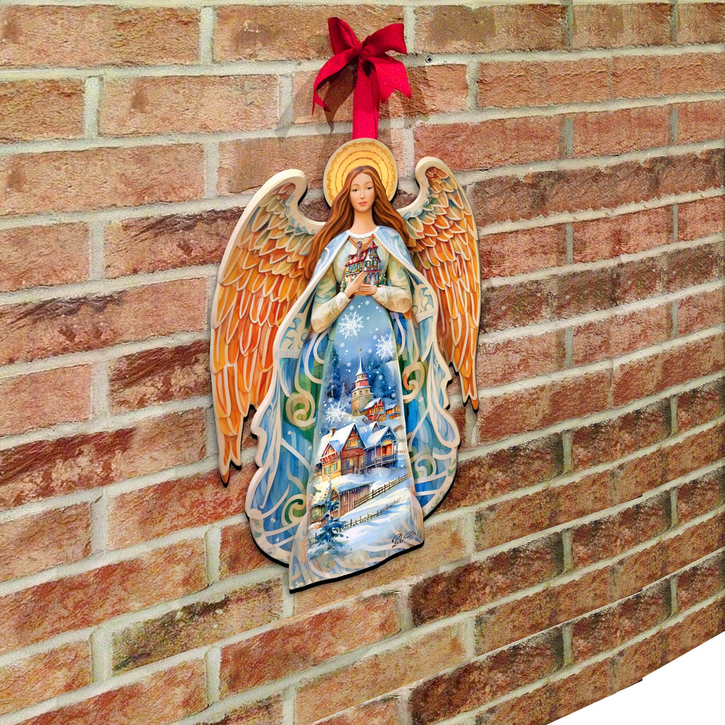 Blessing Home Angel Holiday Door Decor by G. Debrekht - Christmas Decor - 8611021H