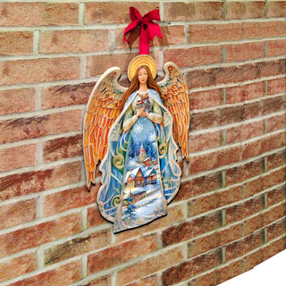 Blessing Home Angel Holiday Door Decor by G. Debrekht - Christmas Decor - 8611021H