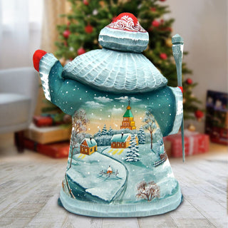 Nordic Village Santa Hand-Painted WOODCARVED Masterpiece by G. DeBrekht - Christmas Decor - 821480 *** PRE-ORDER - Handmade Just for You! ***