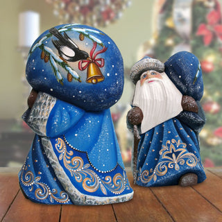 Midnight Yuletide Chorus Hand-Painted WOODCARVED Masterpiece by G. DeBrekht - Wildlife Holiday Decor - 8215543