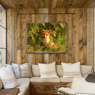 Fox Art Wooden Wall Art by Nature Wonders - Nature Wildlife Decor - 95294B