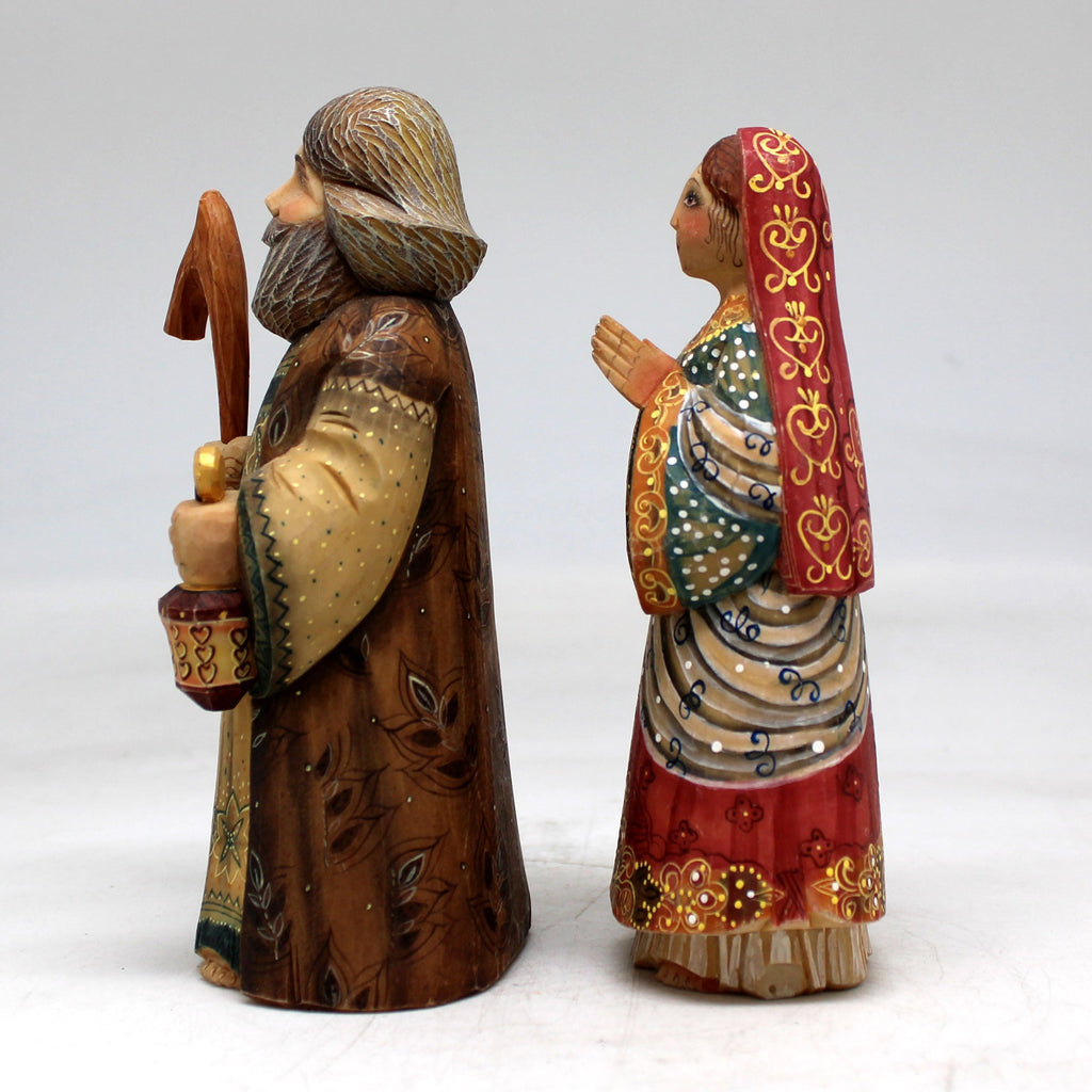 Holy Family Nativity Scene Set of 2 - Limited Edition Figurine Reserve by G.DeBrekht 5.5 to 5