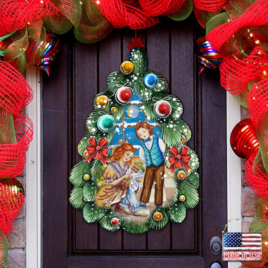 Nutcracker Christmas Tree Door Decor by G. DeBrekht - Christmas Decor - 8119184H