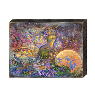 Titania Fantasy Wooden Wall Art by Josephine Wall - Fantasy Decor - 852112-JW