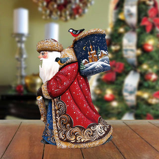 Treasure Backpack Hand-Painted WOODCARVED Masterpiece by G. DeBrekht - Christmas Decor - 821037 *** PRE-ORDER - Handmade Just for You! ***