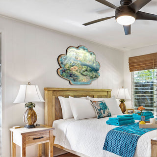 Dreams of Atlantis Wall Hanger by Josephine Wall - Coastal Sea-Life Decor - 8472102H-JW