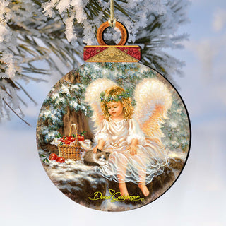 Winter Companions Wooden Ornaments by Gelsinger - Nativity Holiday Decor - 8021120-0718